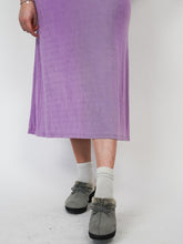 Load image into Gallery viewer, Vintage lavender stretchy dress (L-XL)
