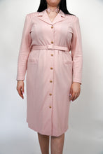 Load image into Gallery viewer, Vintage petal pink blazer dress (XL)
