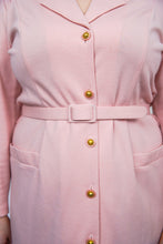 Load image into Gallery viewer, Vintage petal pink blazer dress (XL)
